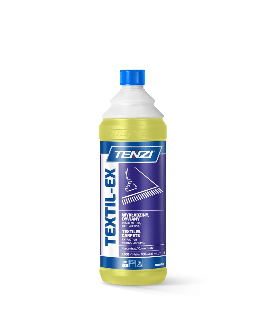 textil-ex-1l TENZI TEXTIL-EX Płyn do prania dywanów tapicerki wykładzin do odkurzacza 1L/5L - obrazek 1