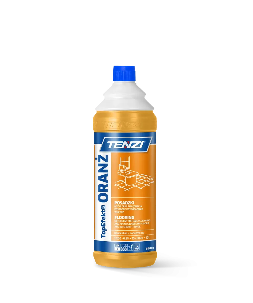 topefektr-oranz-1l TENZI TopEfekt® ORANŻ - Płyn do mycia podłóg i ścian - 1L - obrazek 1